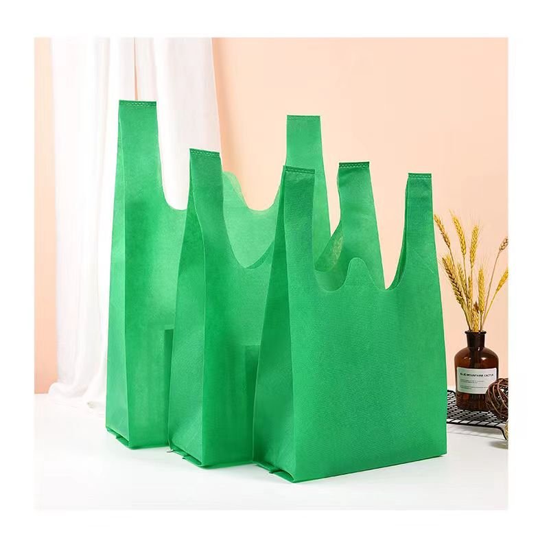 Non Woven Bags 35 X 17 X 35 Non Woven T Shirt Shopping Bag Promotional Non-Woven Fashion Shopping Bags