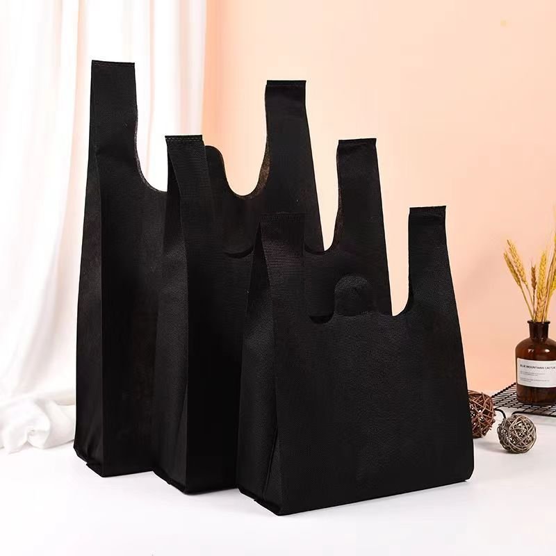 Non Woven Bags 35 X 17 X 35 Non Woven T Shirt Shopping Bag Promotional Non-Woven Fashion Shopping Bags