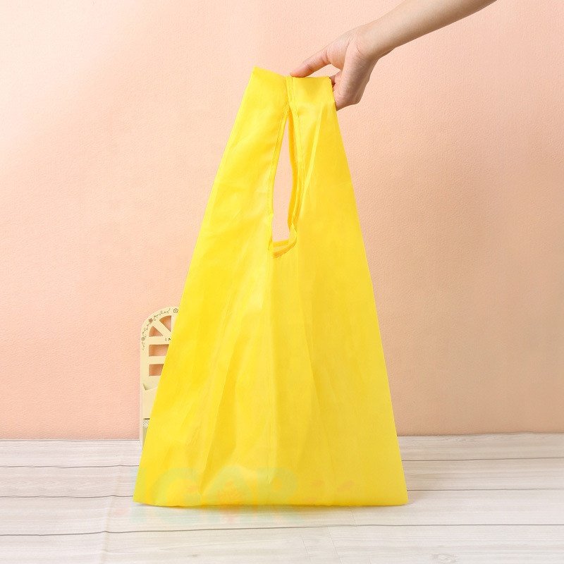 Waterproof Shopping Bag Colors To Choose Portable Folding Creative Reusable Foldable Shopping Bag Market Grocery Bag