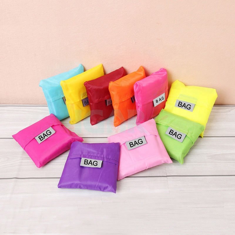 Waterproof Shopping Bag Colors To Choose Portable Folding Creative Reusable Foldable Shopping Bag Market Grocery Bag