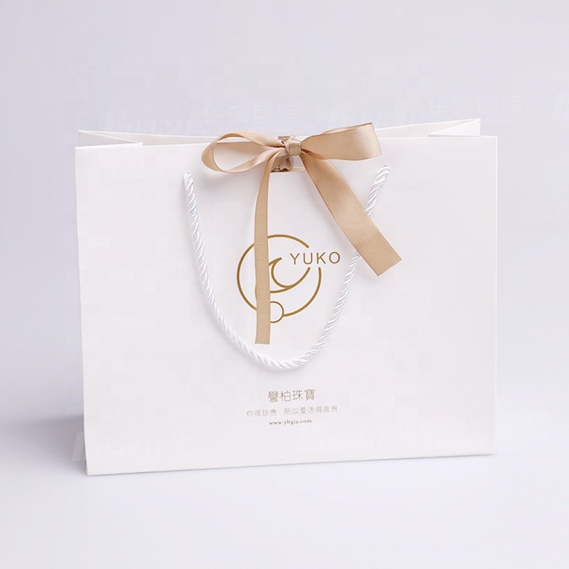 Custom Printed Luxury packaging bag Kraft Paper food packaging bag Shopping Bags for Gifts