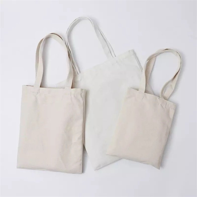 Hot Sale canvas fabric organic tote folding shopping bag Cotton Shopping Tote Bag With Custom Logo Printed