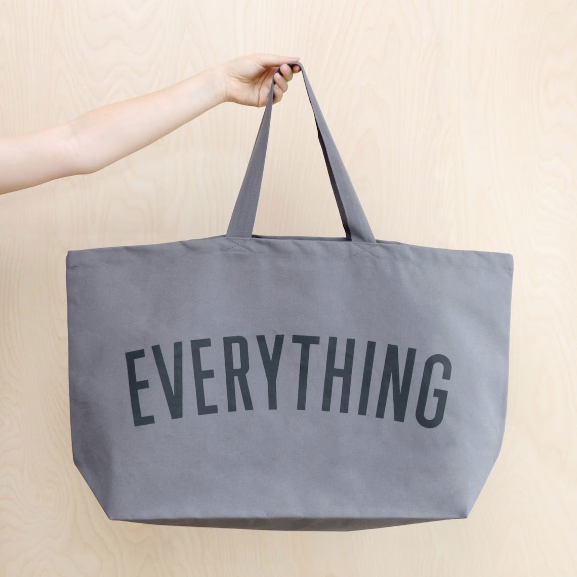 Everything Really Big Bag Reusable Eco-friendly Maxi Tote Weekend Travel Bag Giant Grocery Canvas Oversized Shopping Bag