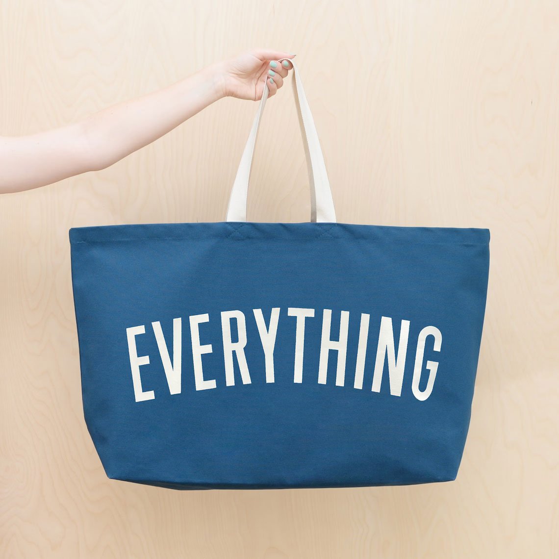 Everything Really Big Bag Reusable Eco-friendly Maxi Tote Weekend Travel Bag Giant Grocery Canvas Oversized Shopping Bag