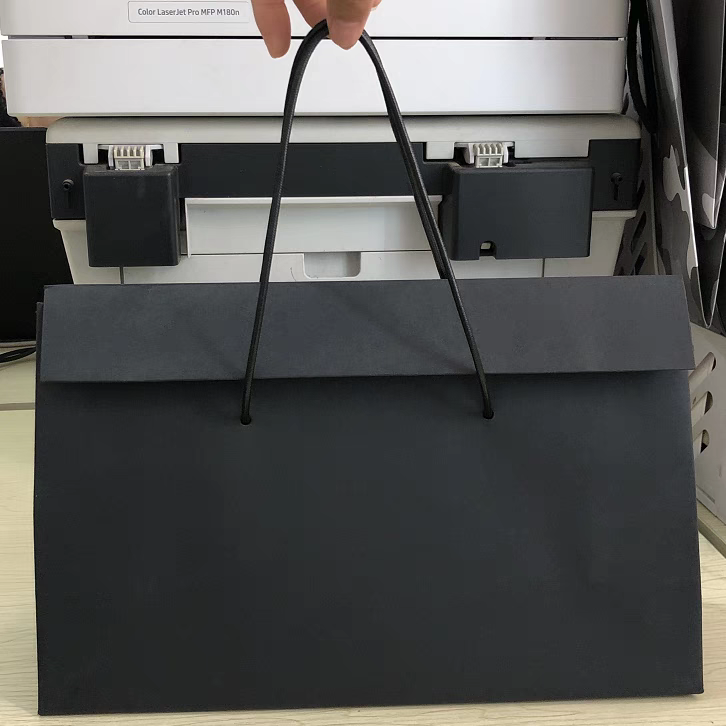 Promotional Luxury Custom White Clothing Shopping Bag with Handle Kraft Paper Printed Gift for Jewelry-Recycled Materials