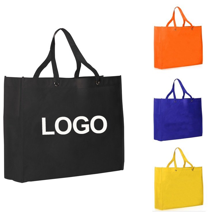 High Quality Reusable Custom Logo Printed PP Non Woven Luxury Large Tote Shopping Bag