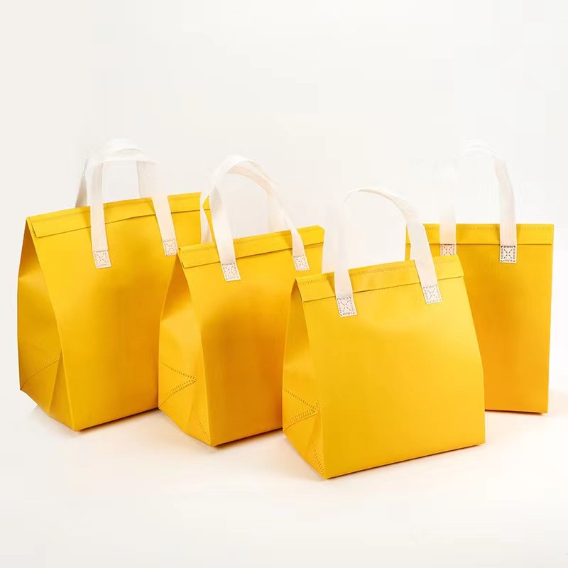 Wholesale custom disposable aluminum foil cold insulation three-dimensional non-woven bag cake packaging bag