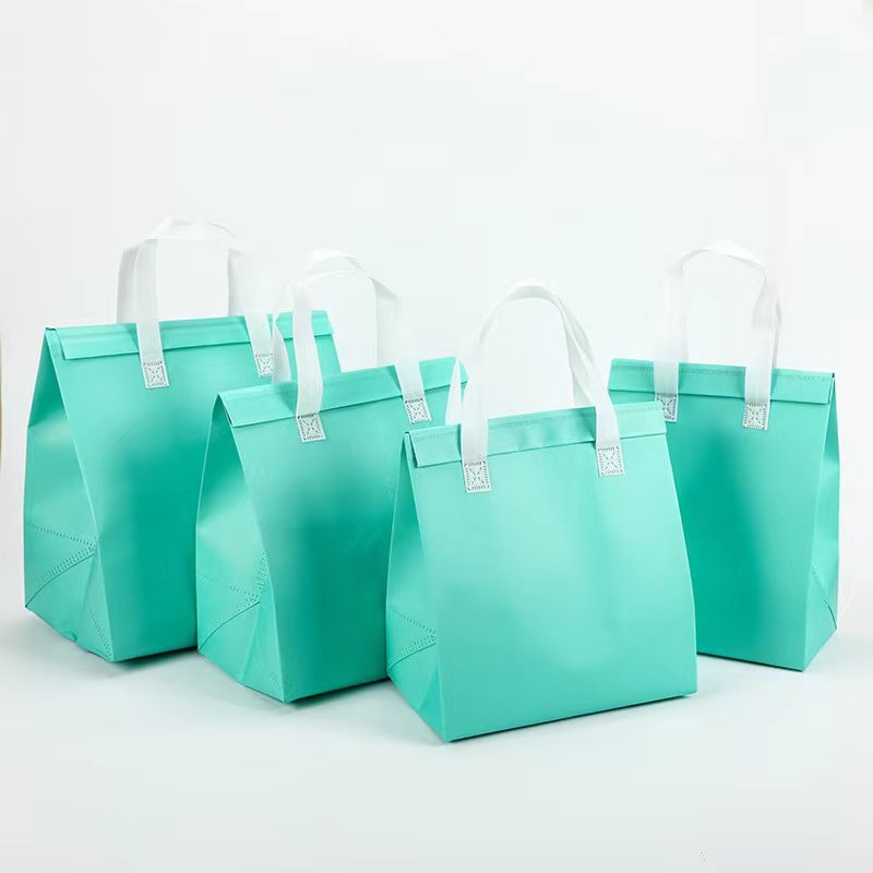 Wholesale custom disposable aluminum foil cold insulation three-dimensional non-woven bag cake packaging bag