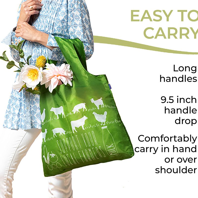 Grocery Bags cute Ripstop Waterproof Machine Washable Eco-Friendly standard reusable nylon foldable shopping bag