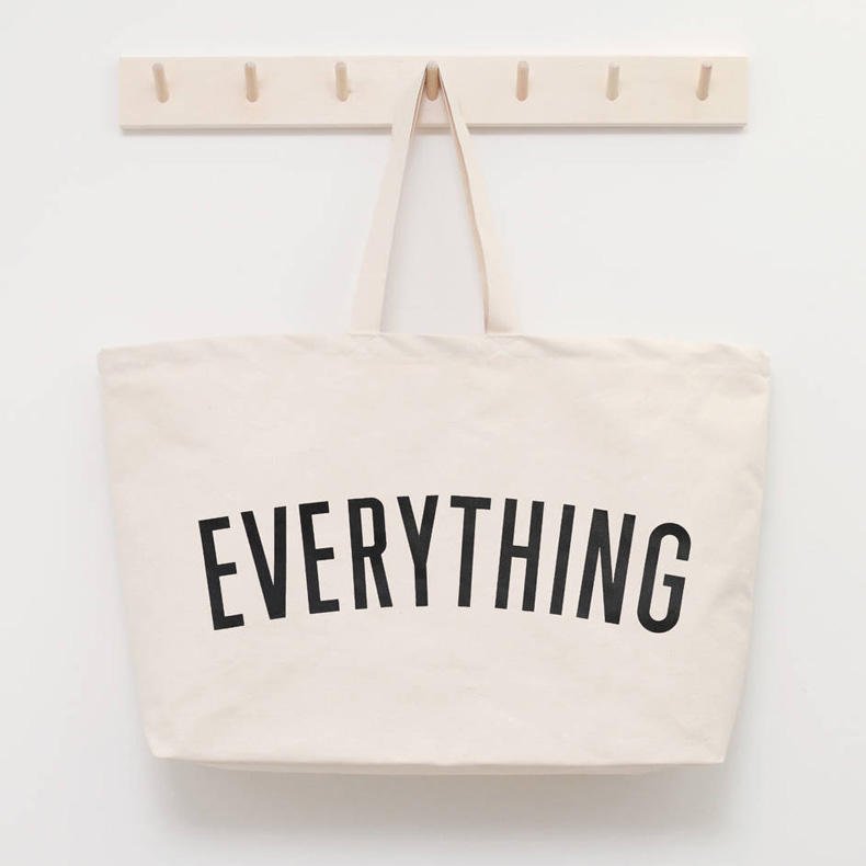 Wholesale Small MOQ Stylish Extra Large Size Reusable Women Cotton Shopping Canvas Shoulder Tote Bag with Custom Printed Logo