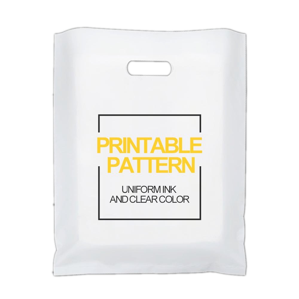Custom Plastic Gifts Portable Shopping Bag With Logo Clothing Packaging Bag with Handle