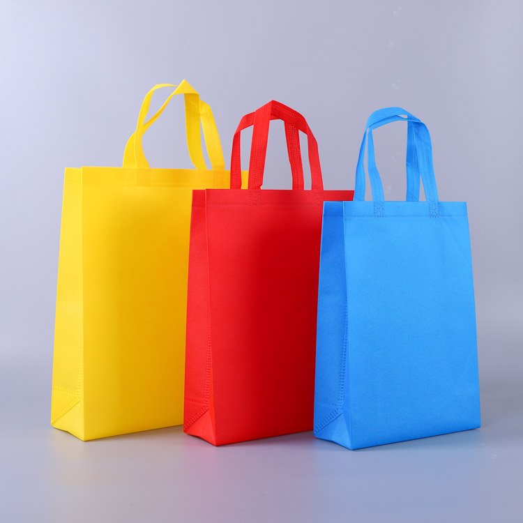 High Quality Custom Bolsas Ecologicas Reutilizables Non Woven Tote Shopping Bag With Logo Accept Customized Logo Eco-friendly