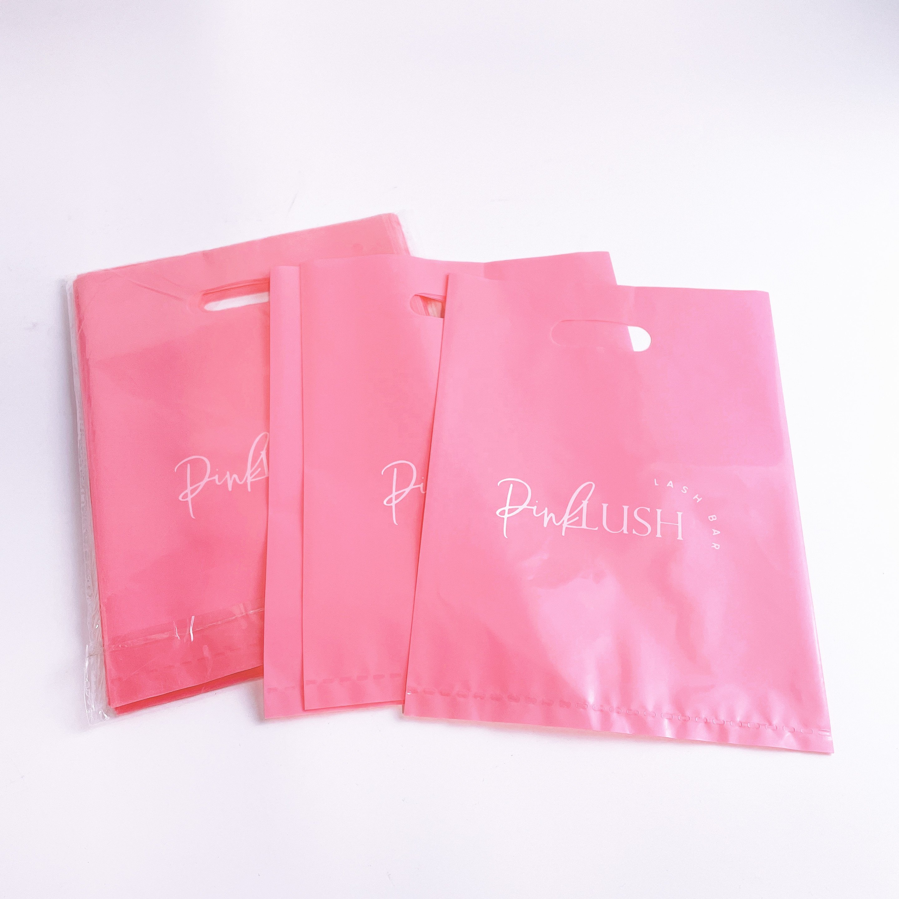 Cheap custom logo print black plastic shopping bag bags with logo plastic