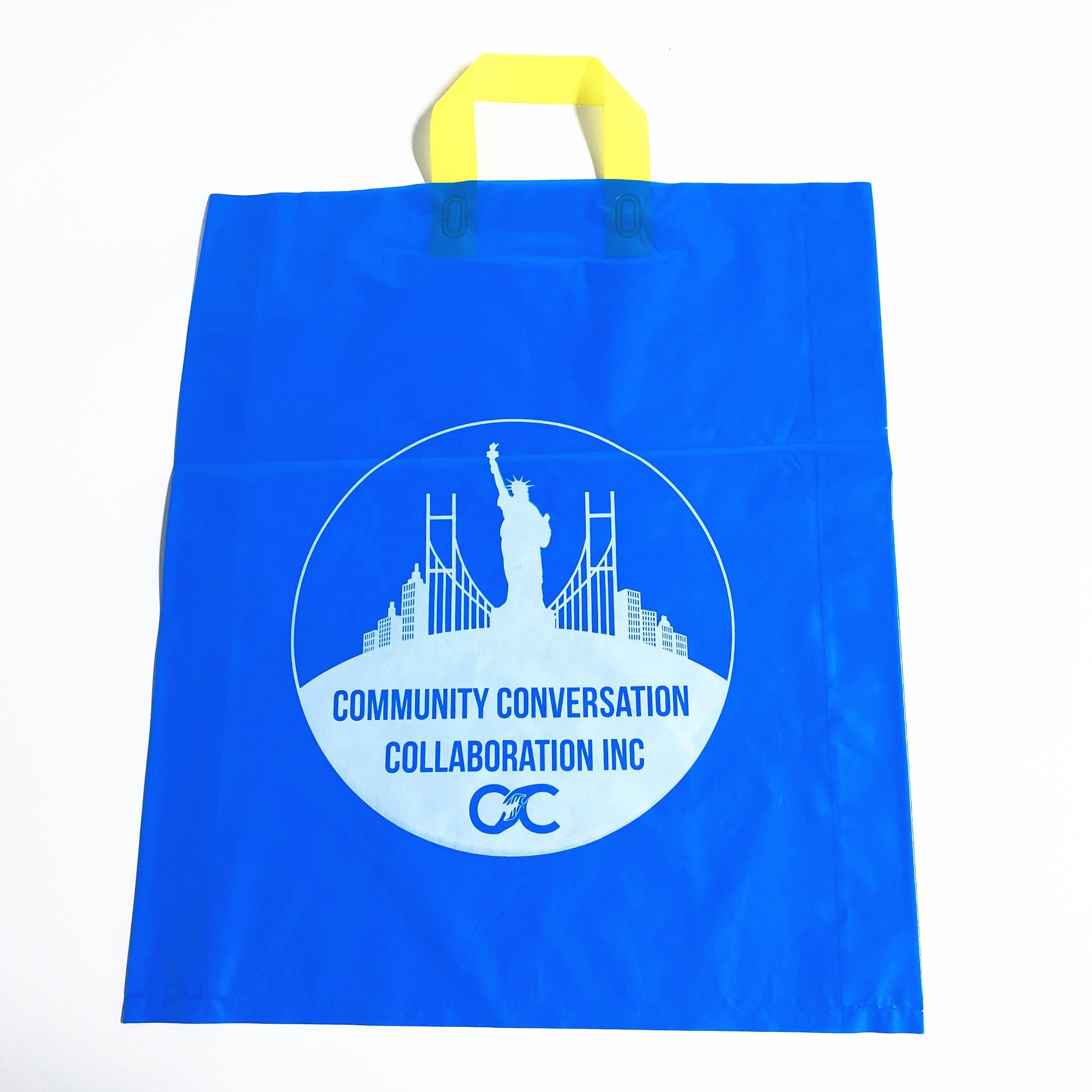 Cheap custom logo print black plastic shopping bag bags with logo plastic