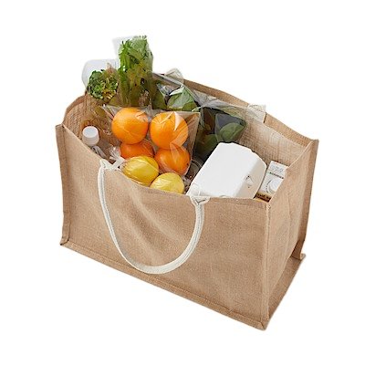 High Quality Jute Promotional Grocery Shopping Bag