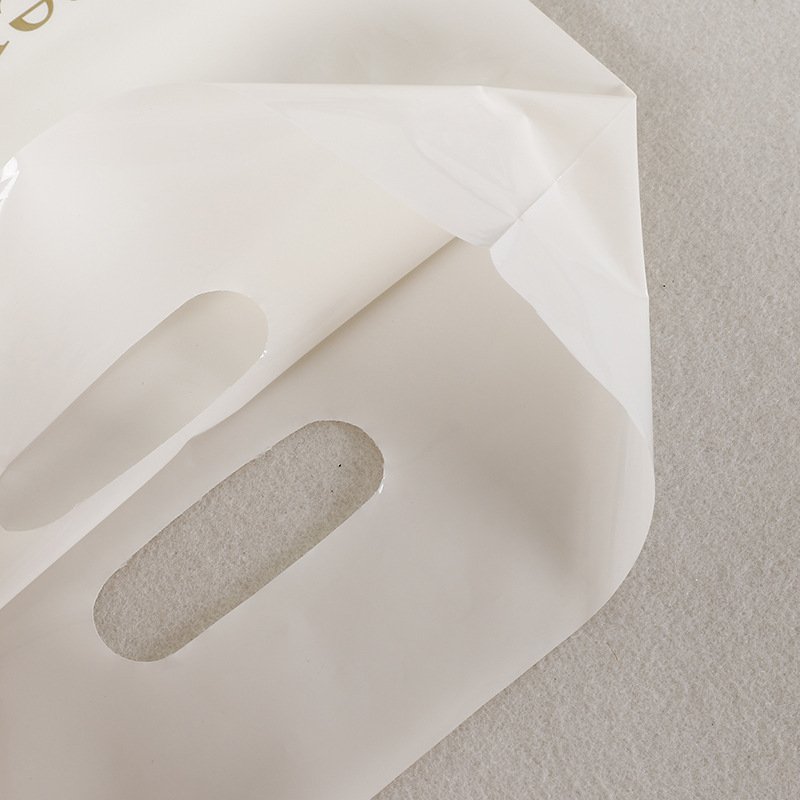 High Quality Custom Size LDPE/HDPE Recyclable Plastic Shopping Bag with Handle Die Cut Heat Seal Gravure Printing Model SWD-053