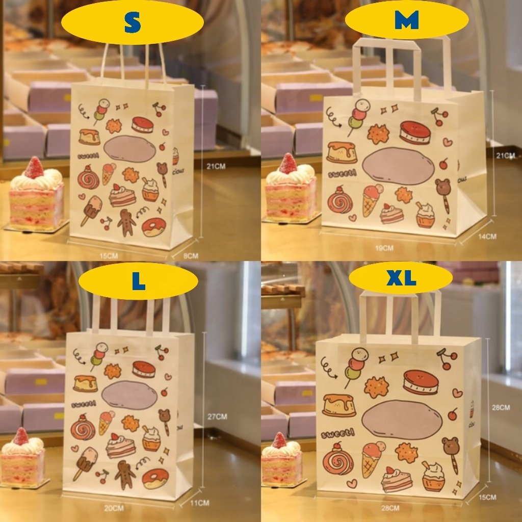 LOGO Printed White Craft Paper Bag Potli Bags For Gifts Wholesale