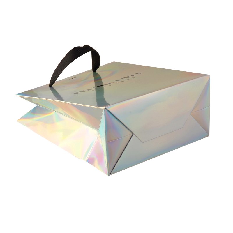 Manufacturer Custom Your Own Logo Printed Luxury Gift Packaging Paper Biodegradable Shopping Bag With Handle