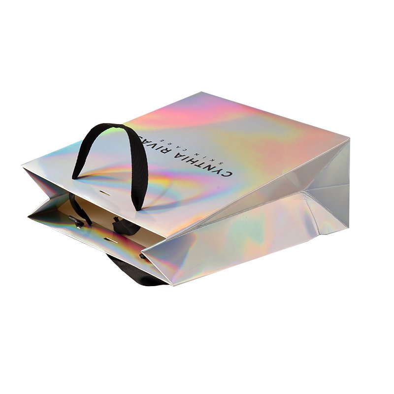 Manufacturer Custom Your Own Logo Printed Luxury Gift Packaging Paper Biodegradable Shopping Bag With Handle