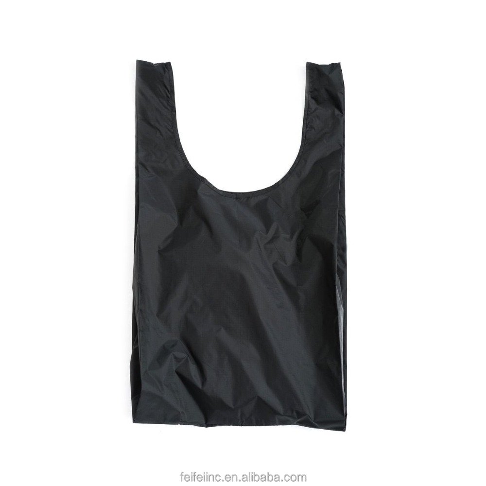 Customized nylon foldable shopping tote bag folding nylon shopping bag polyester