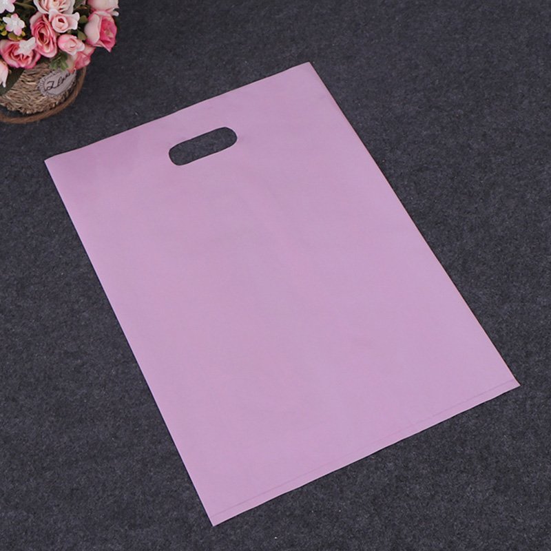 Customized Recycled Biodegradable Plastic Shopping Bags Packaging Plastic Die Cut Bags For Clothing