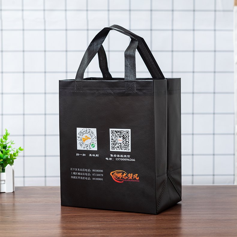 Wholesale Custom Printed Eco Friendly Recycle Reusable Grocery PP Laminated Non Woven Fabric Tote Shopping Bags