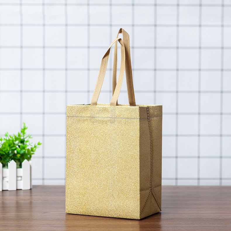 Wholesale Custom Printed Eco Friendly Recycle Reusable Grocery PP Laminated Non Woven Fabric Tote Shopping Bags