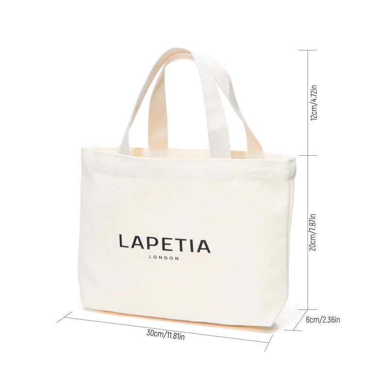 Supermarket Reusable ECO-Friendly Shopping Tote Bags Custom Logo Plain White Blank Canvas Factory Price