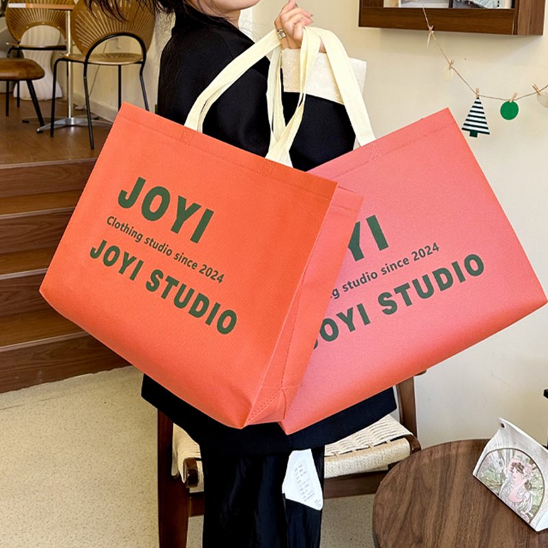 Spot wholesale custom environmental protection custom printing reusable shopping bags recycled non-woven shopping bags