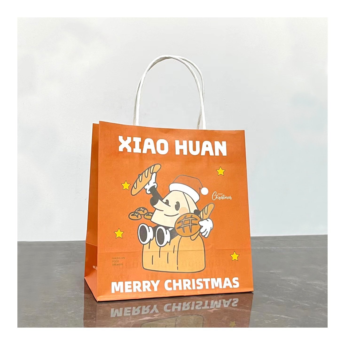 Custom Paper Bag With Logo Print Recyclable Luxury Paper Bags Packaging With Handle