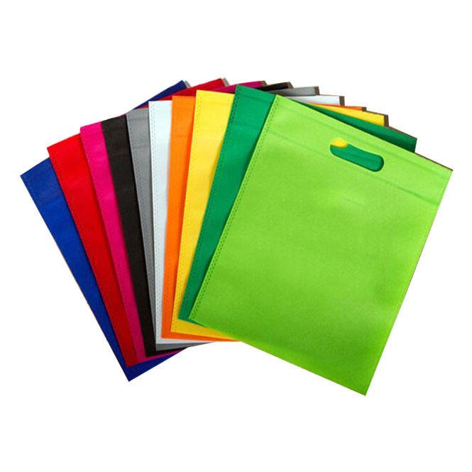 High Quality Four-Finger Non-Woven Shopping Bag Custom Printed Logo Environmentally Friendly Reusable Designed for Cartoons
