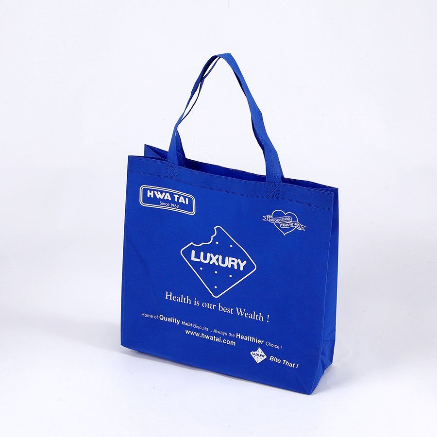 Wholesale Fashion Recycling Laminated Non-Woven Shopping Bags Middle Size Non Woven Shopping Bag For Travel