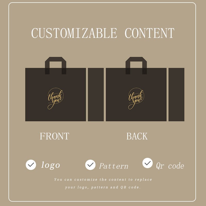 Custom Plastic Shopping Packaging Plastic Bags Plastic Shopping Bags