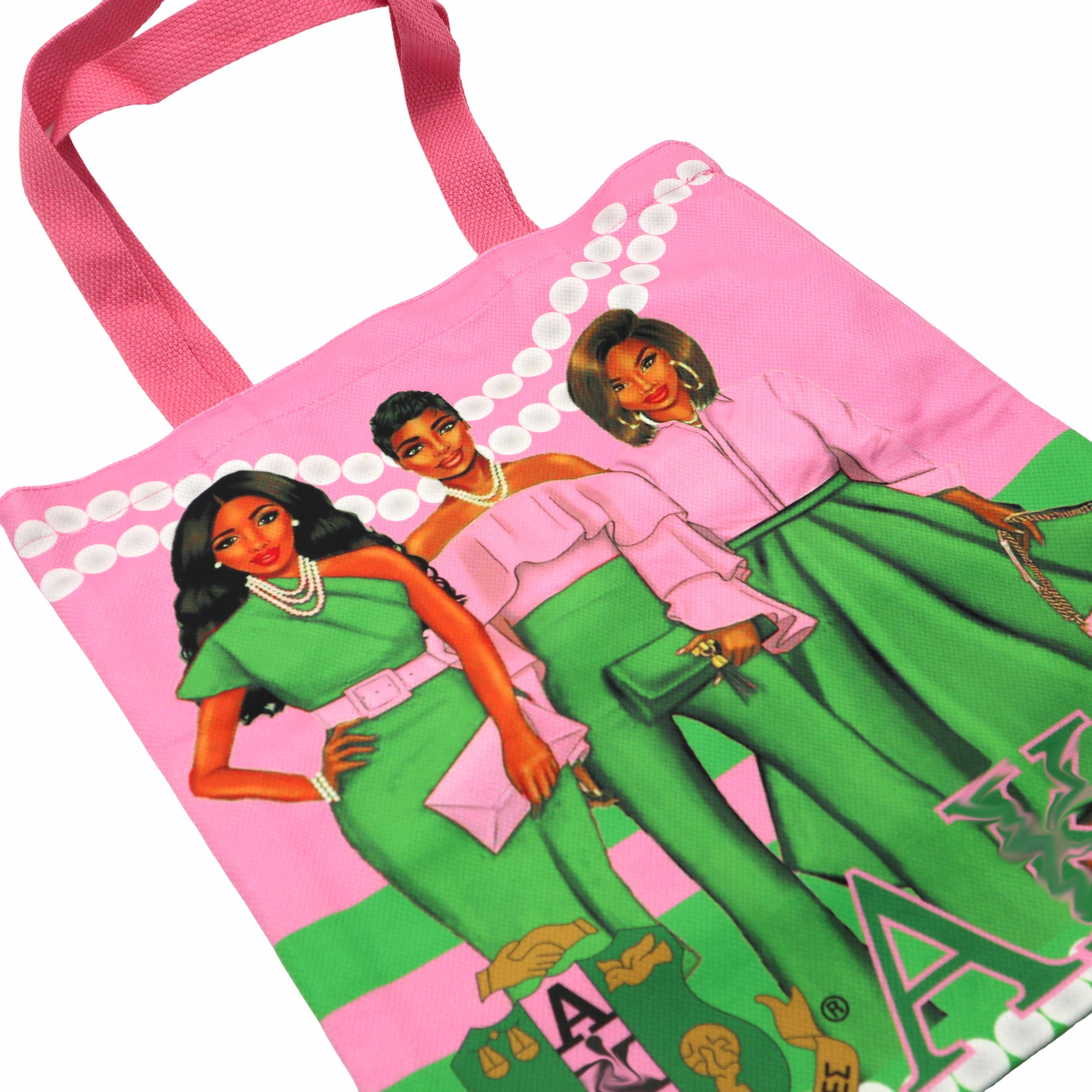 Custom Plain Fashion Delta Shopping Print Canvas Cotton Tote Bag zeta sigma Shopping Bag With Logo reusable