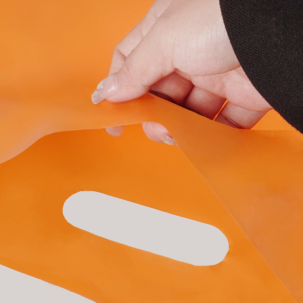 Custom Logo Printed Poly Plastic Shirt Shopping Bag Making Machine Moisture Proof with Hot Stamping Feature