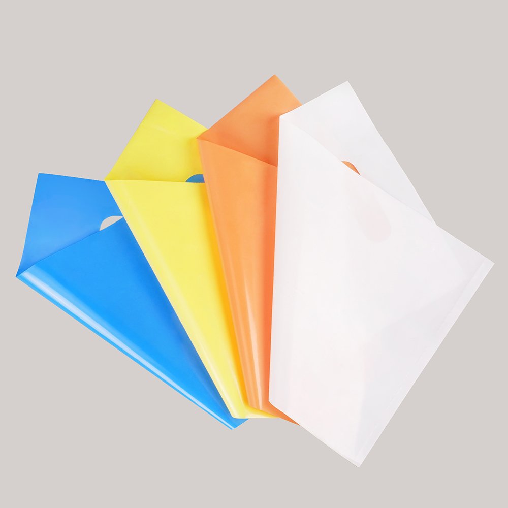 Custom Logo Printed Poly Plastic Shirt Shopping Bag Making Machine Moisture Proof with Hot Stamping Feature