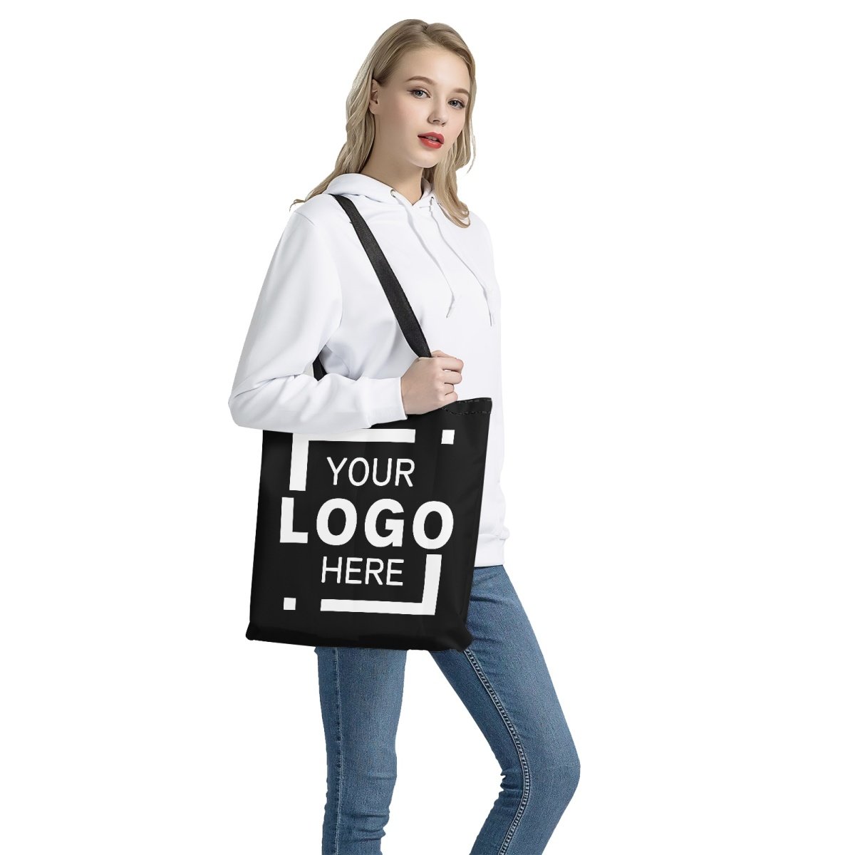 Custom Unique Design Suit Your Preferences Friendly Environment Cloth Tote Bag Recyclable Large Capacity Specialty Shopping Bag