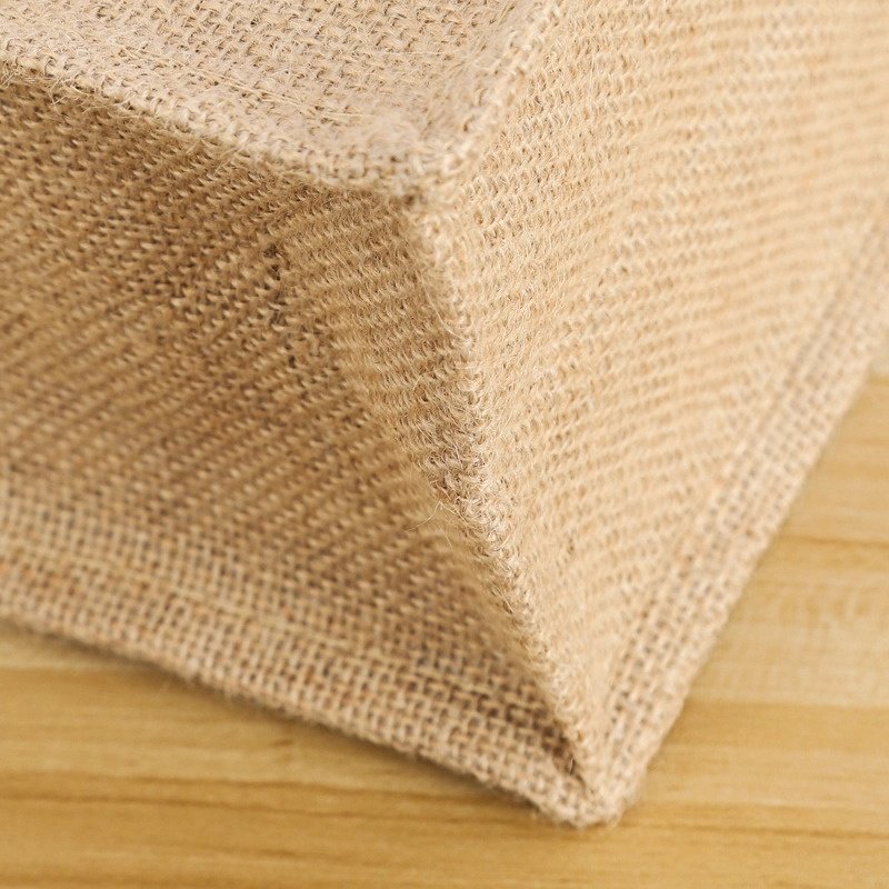 100% Custom Printed Large Natural Eco-Friendly Burlap Jute Shopping Tote Beach Bag with Logos
