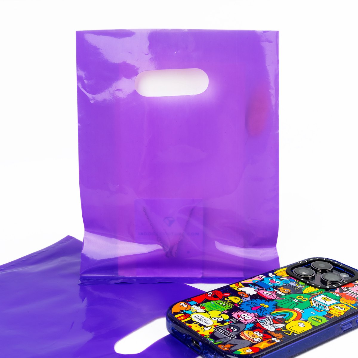 Wholesale Die Cut Eco-Friendly Custom Design Shopping Printing Plastic Bags With Logo