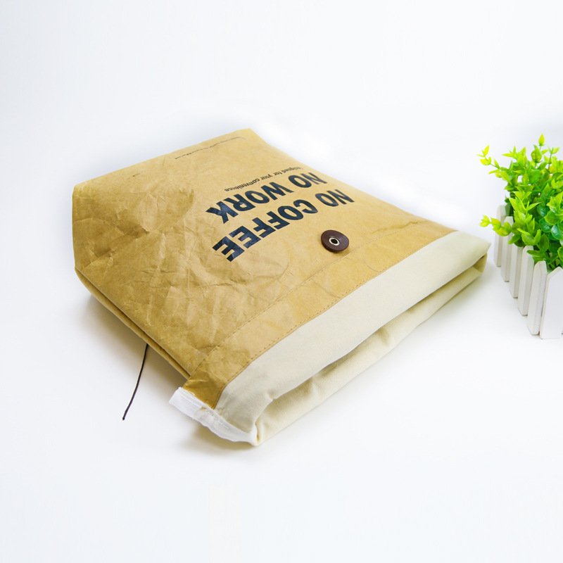 Custom Logo portable durable Reusable Shopping Bags insulated paper tyvek cooler lunch bag