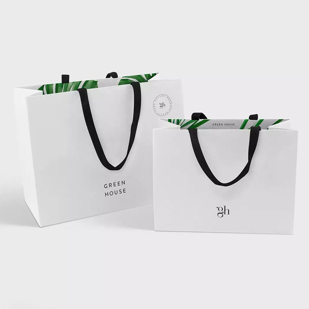 Custom Fashion Red Kraft Paper Shopping Bags Small Luxury Retail Design With Logo Made Of Cardboard For Gift Packaging