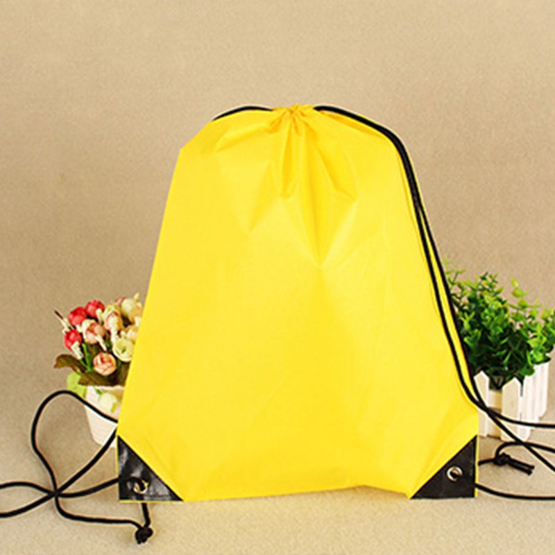 Hot sale custom drawstring polyester backpack promotional shopping bags