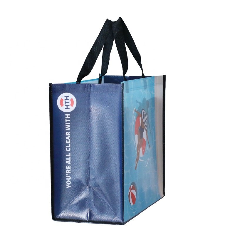 South Africa market recycled laminated pp non woven grocery promotion tnt non woven shopping bag