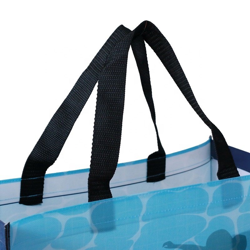 South Africa market recycled laminated pp non woven grocery promotion tnt non woven shopping bag