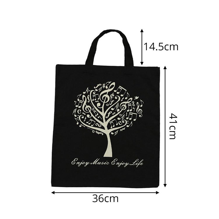 Cheap DIY gift art painting handbag children coloring game small cotton canvas cartoon Recycle shopping bag for kids