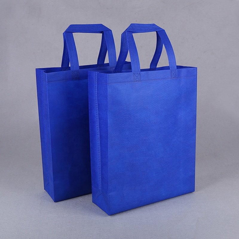 Custom Large Capacity Heavy Duty Eco-friendly Customized PP Portable Logo Tote Bags Nonwoven Fabric Recyclable Materials