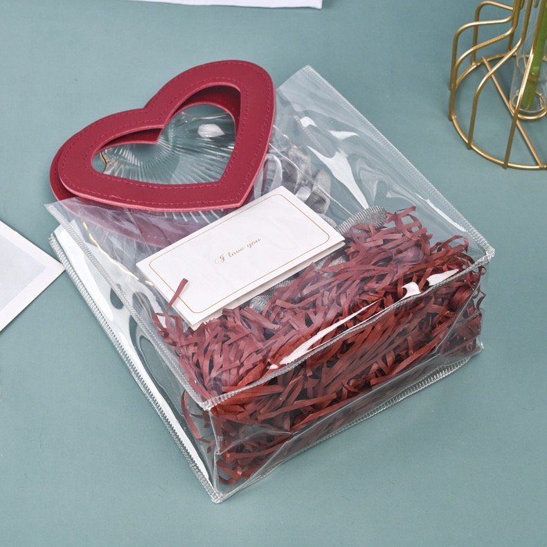 2024-2025 PVC handbag wedding gift bags creative birthday gift clear plastic bags