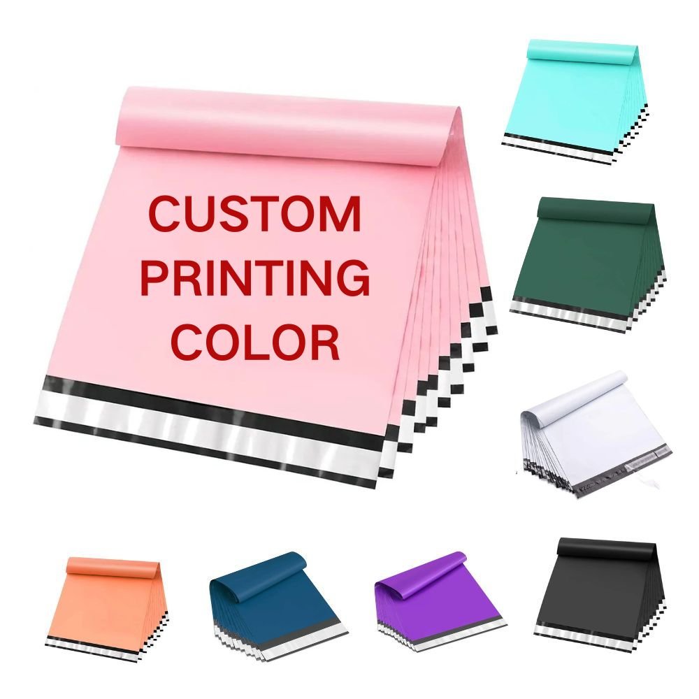 OEM Factory Stock Shipping Mail Package Wholesale Colorful Polymailer Bag Shipping Envelopes Eco Recycle Custom Poly Mailer Bags