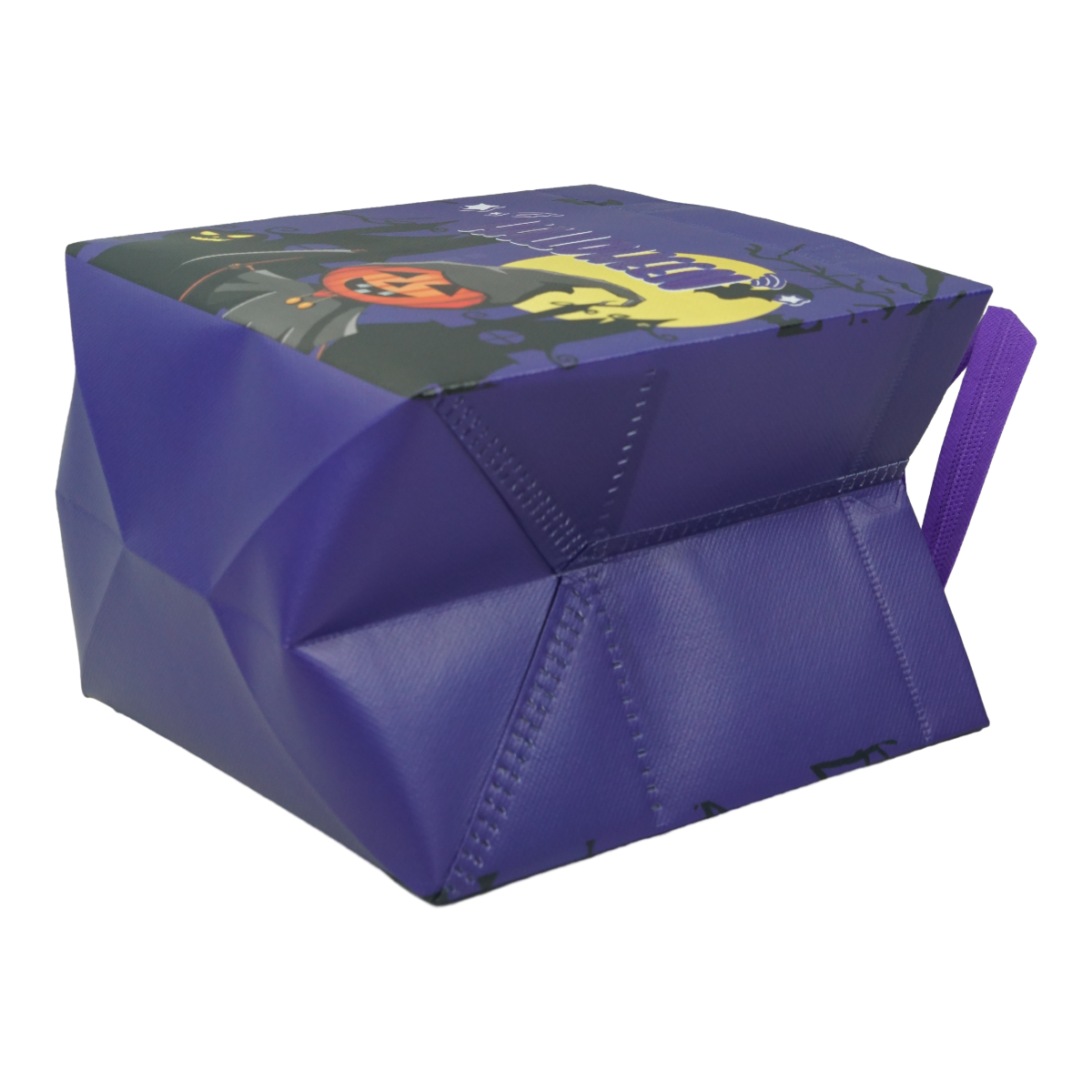 Reusable Halloween PP Laminated Full Printing Non Woven Shopping Bag Eco Friendly Recycle Grocery Bag