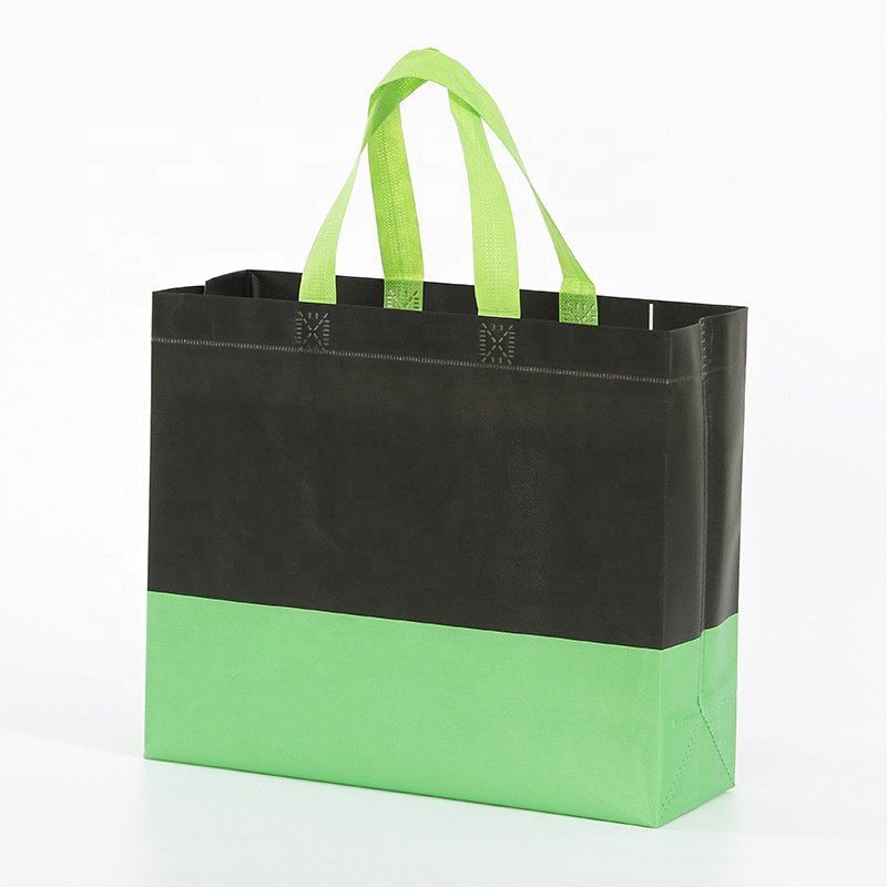 Wholesale Customized Logo Custom cheap anhui nonwoven non woven rectangle cloth carry hand bags for shopping